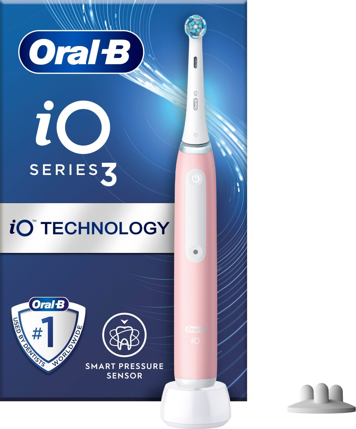 Oral-b - Io3s Lyserød Elektrisk Tandbørste
