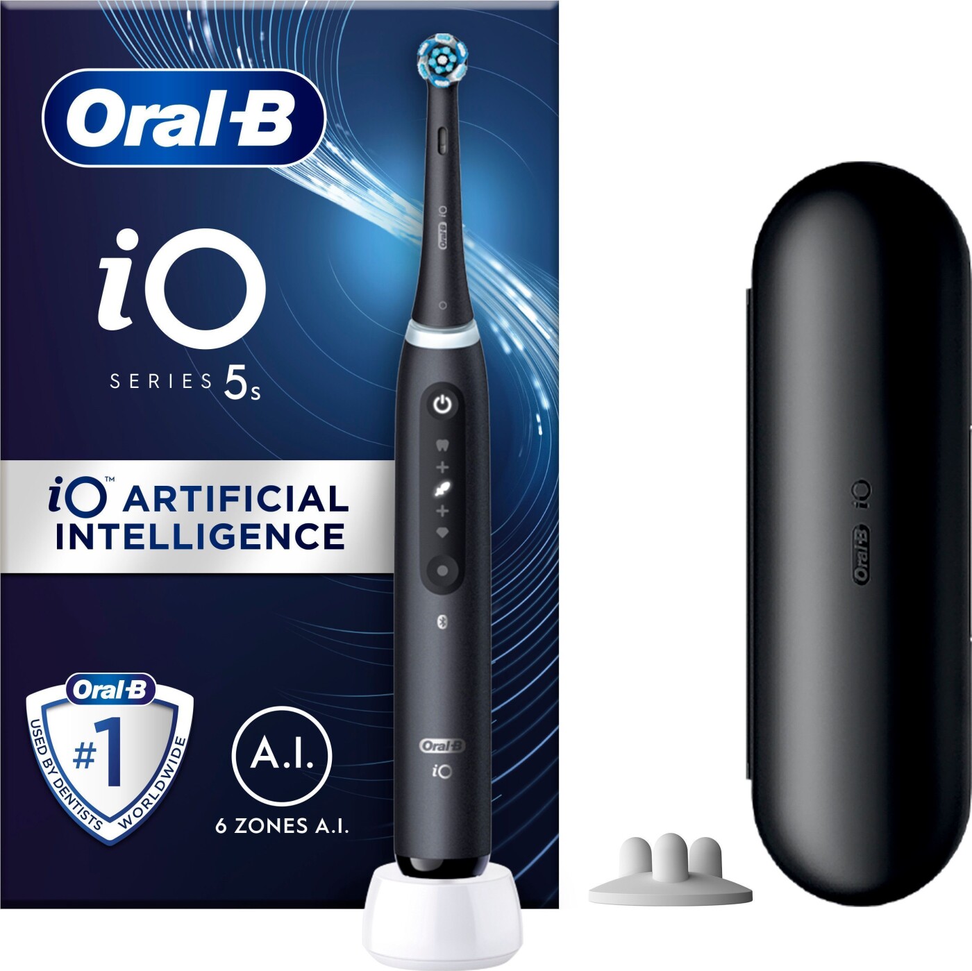 Oral-b - Io5s Mat Sort Elektrisk Tandbørste