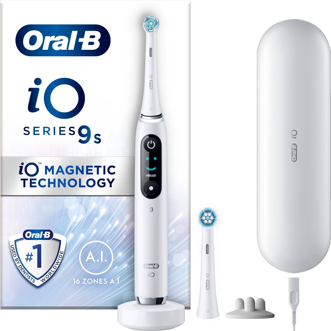 Oral-b - Io9s Hvid Alabaster Elektrisk Tandbørste