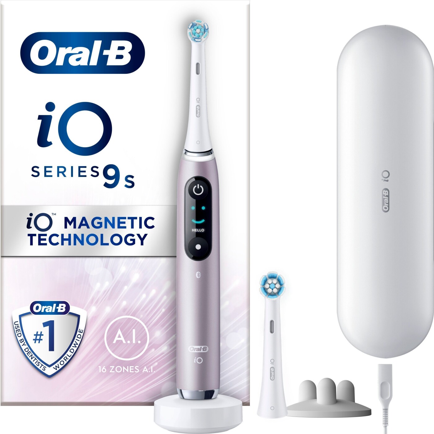 Oral-b - Io9s Rosenkvarts Elektrisk Tandbørste