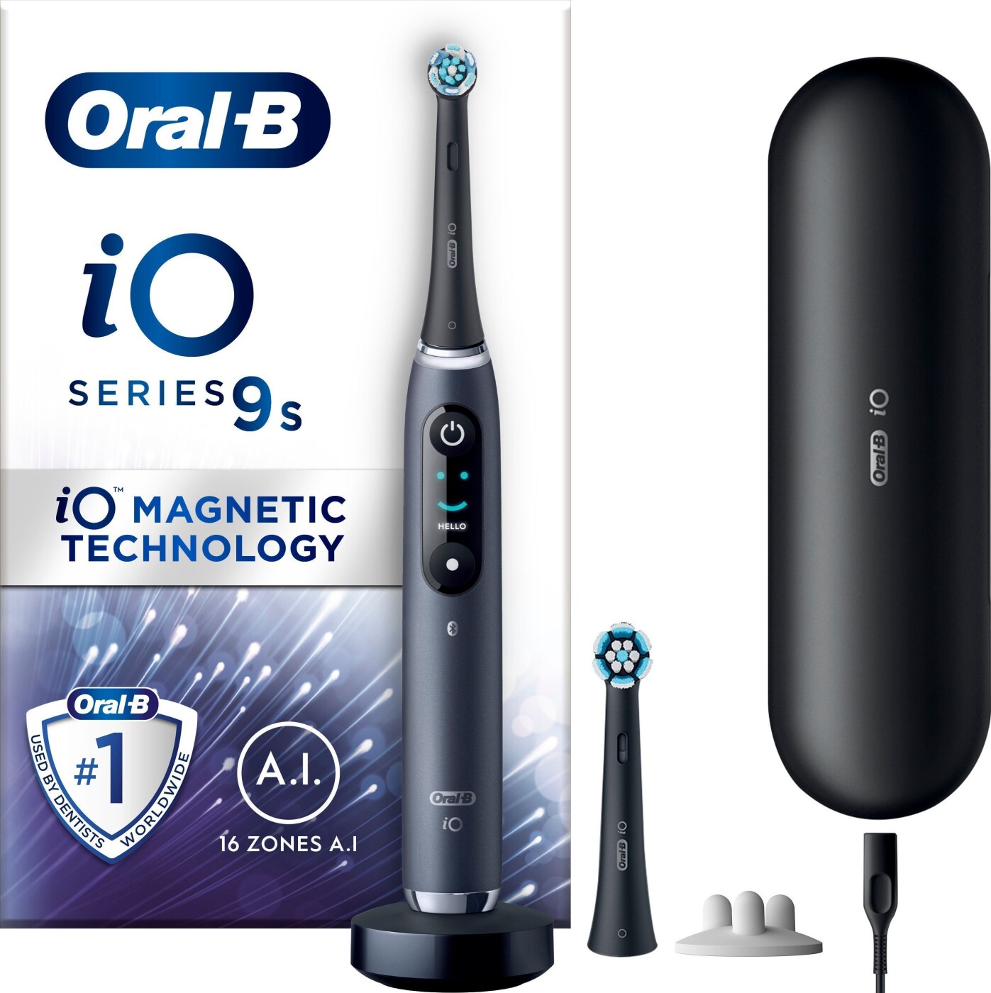 Oral-b - Io9s Sort Onyx Elektrisk Tandbørste