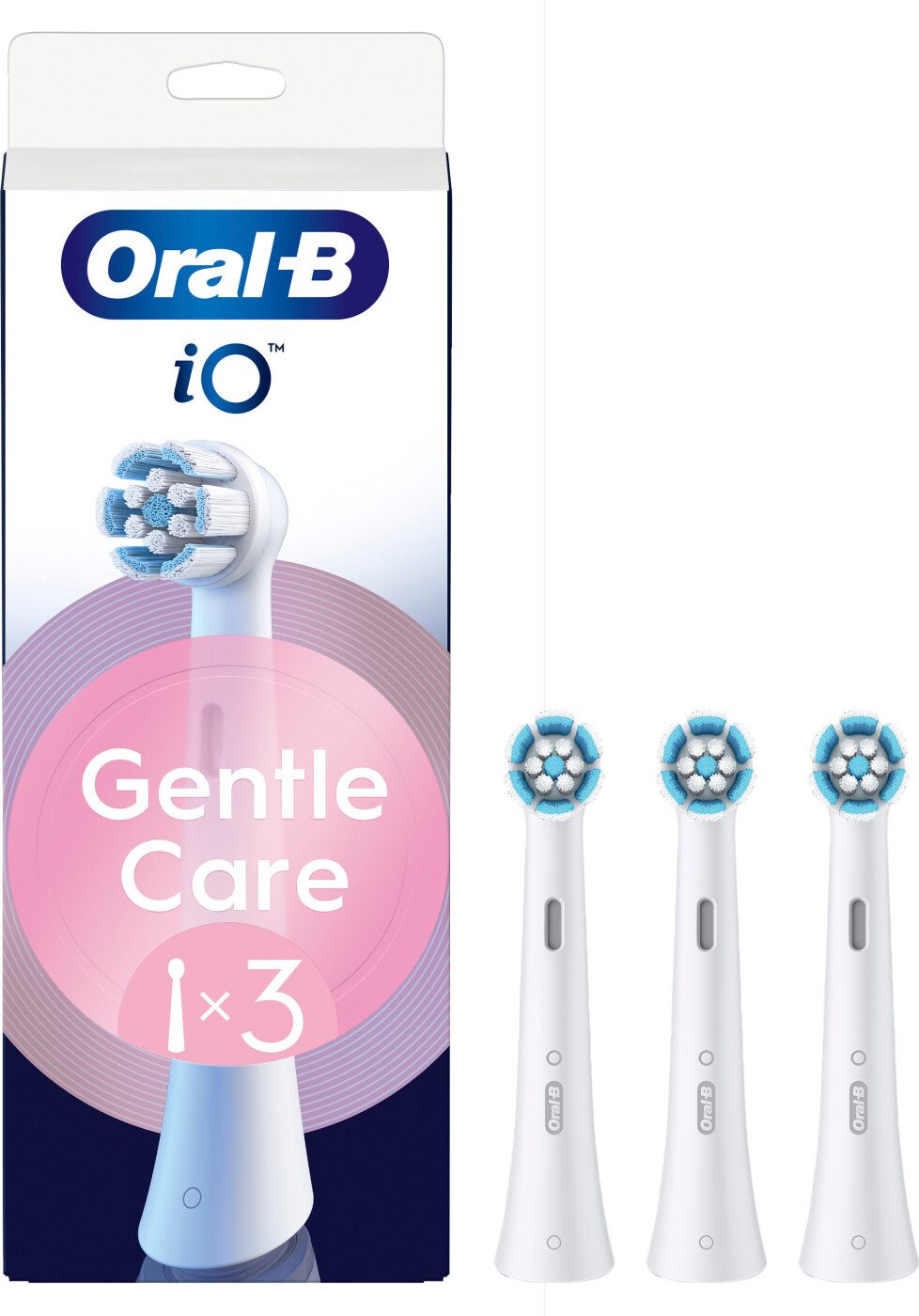 Oral B - Oral-b Io Gentle Care Børstehoveder - White - 3 Stk