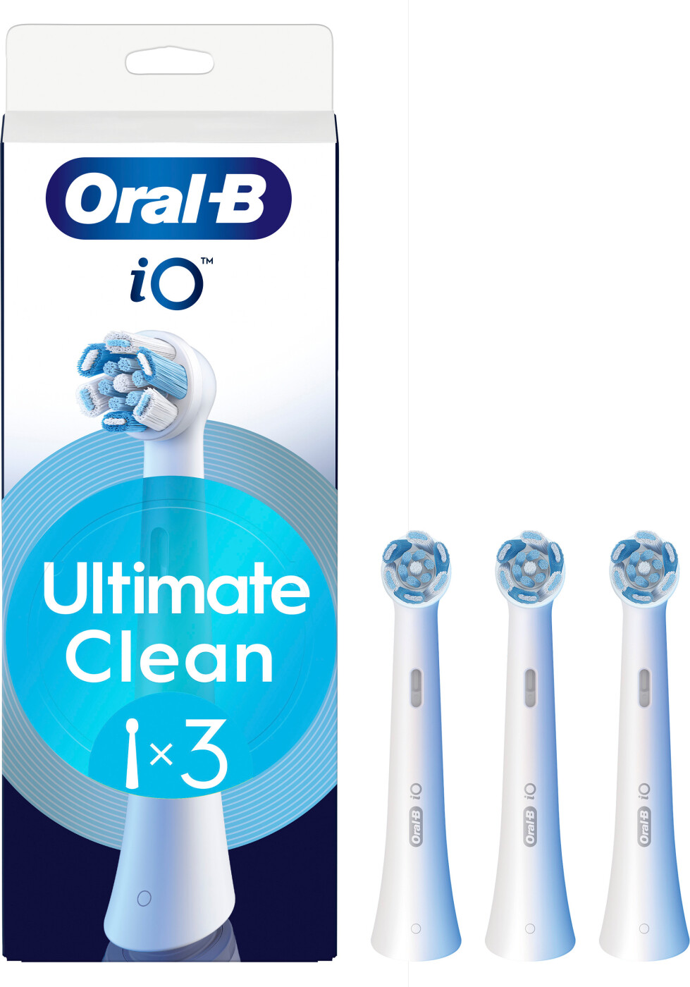 Oral B - Oral-b Io Ultimate Clean Børstehoveder - White - 3 Stk