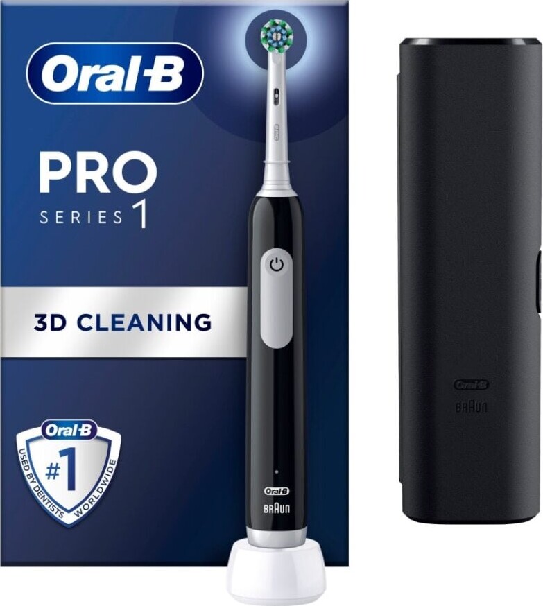 Oral-b - Pro1 Sort Elektrisk Tandbørste + Tc