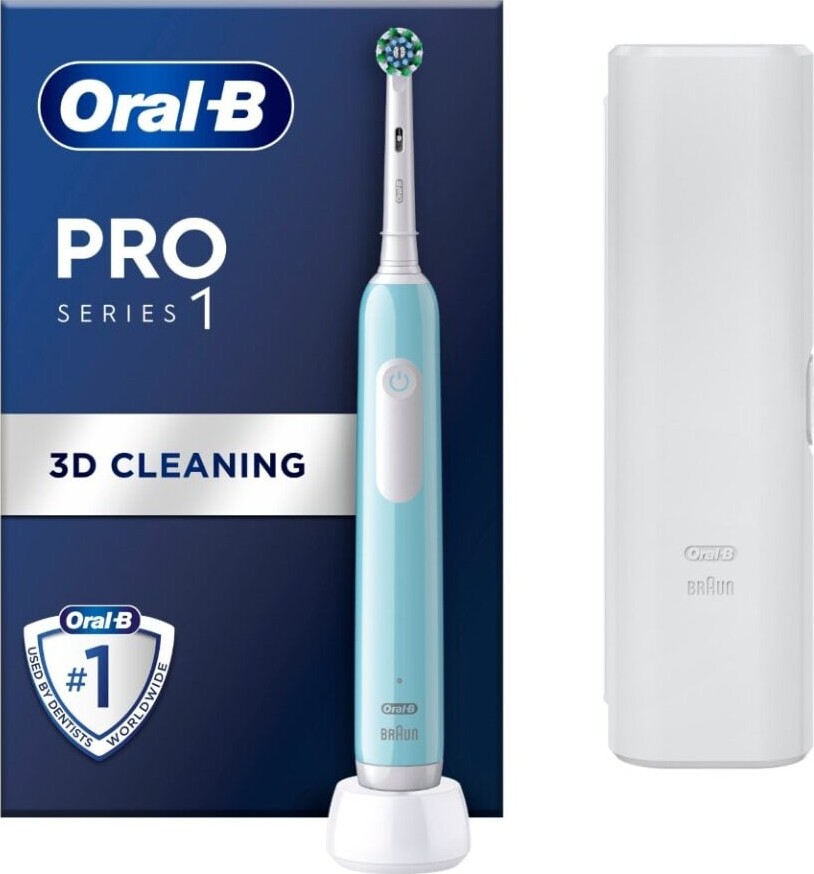 Oral-b - Pro1 Turkis Elektrisk Tandbørste + Tc