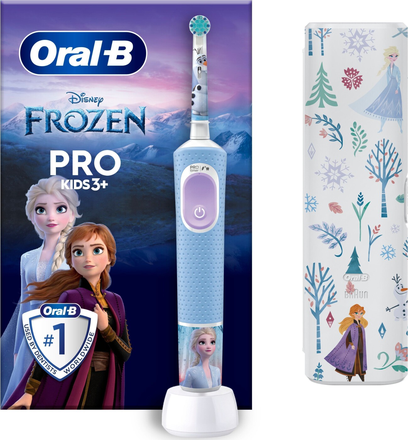 Oral-b - Vitality Pro Kids Frozen Elektrisk Tandbørste Hbox + Tc