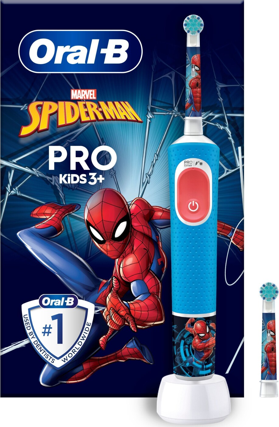 Oral-b - Vitality Pro Kids Spiderman Elektrisk Tandbørste Hbox