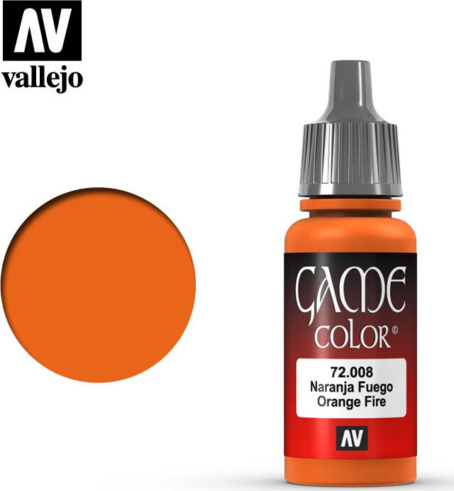 Billede af Orange Fire 18ml - 72008 - Vallejo hos Gucca.dk