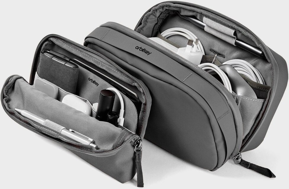 Orbitkey - 2-in-1 Tech Pouch - Graphite