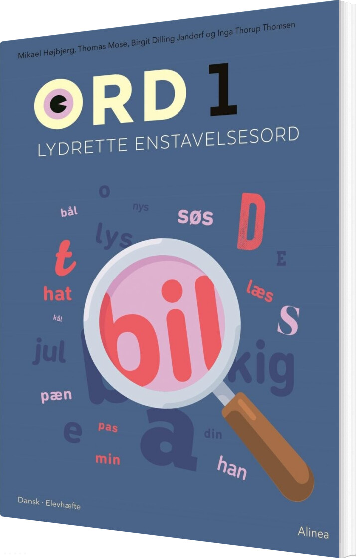 Billede af Ord 1. Lydrette Enstavelsesord - Birgit Dilling Jandorf - Bog