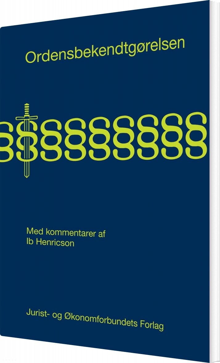 Ordensbekendtgørelsen - Ib Henricson - Bog