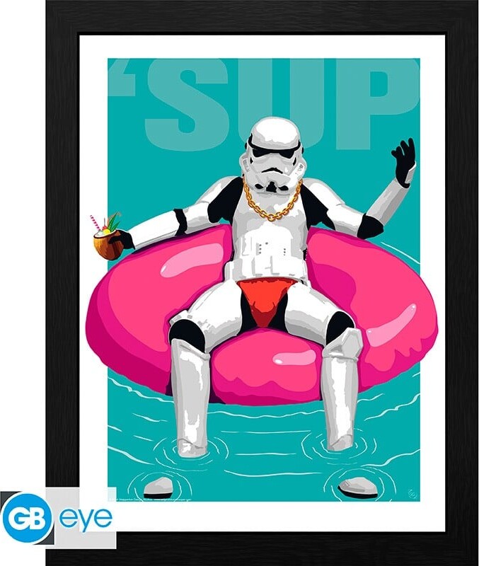 Original Stormtrooper - Framed Print Pool Boy (30x40) X2
