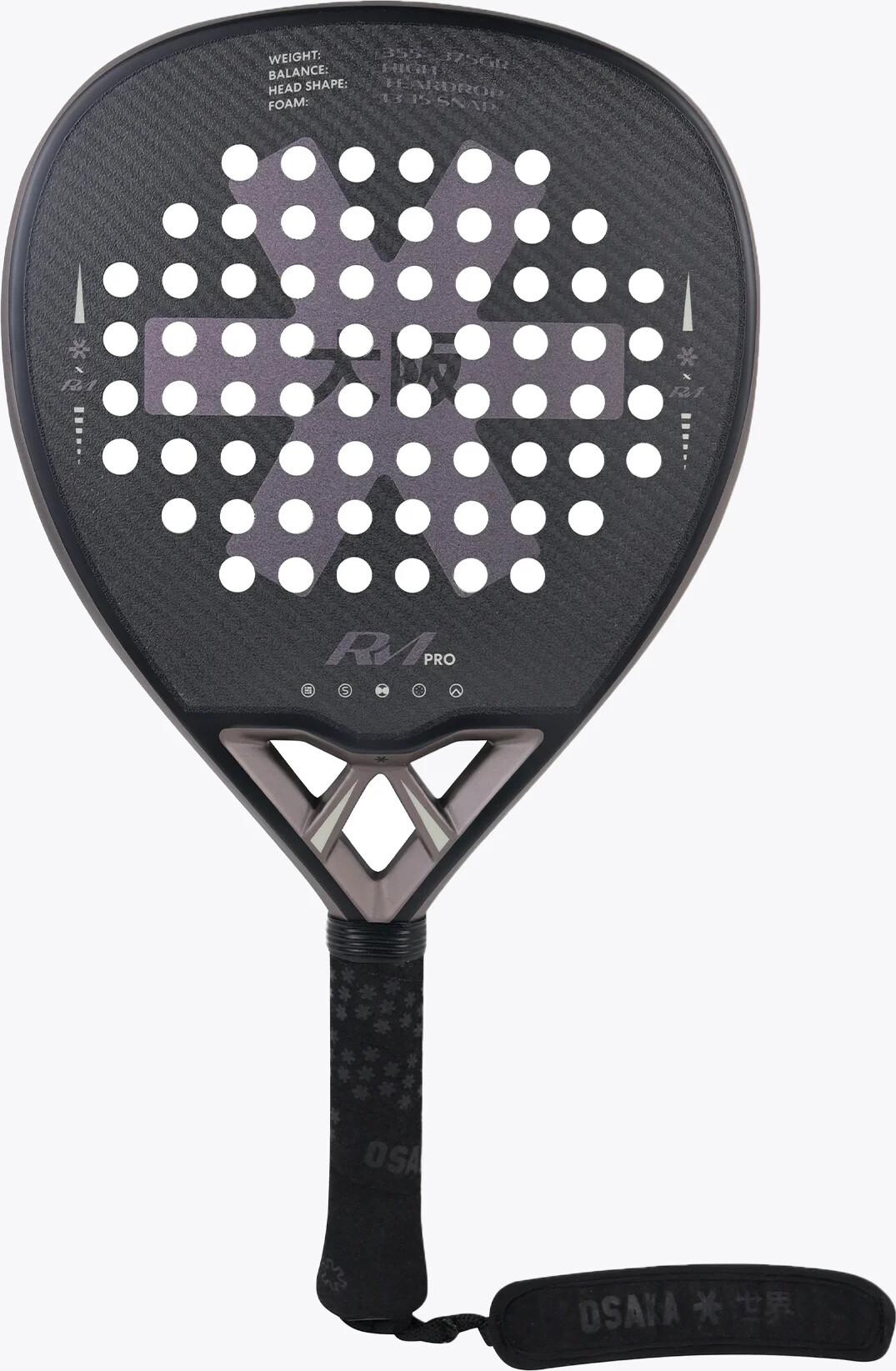 Osaka - Raúl Marcos Pro Power Padelbat - Elite Power & Præcision - Champagne