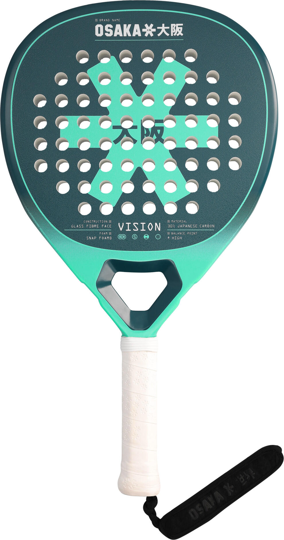 Osaka - Vision Power Padelbat - Transformative Teal