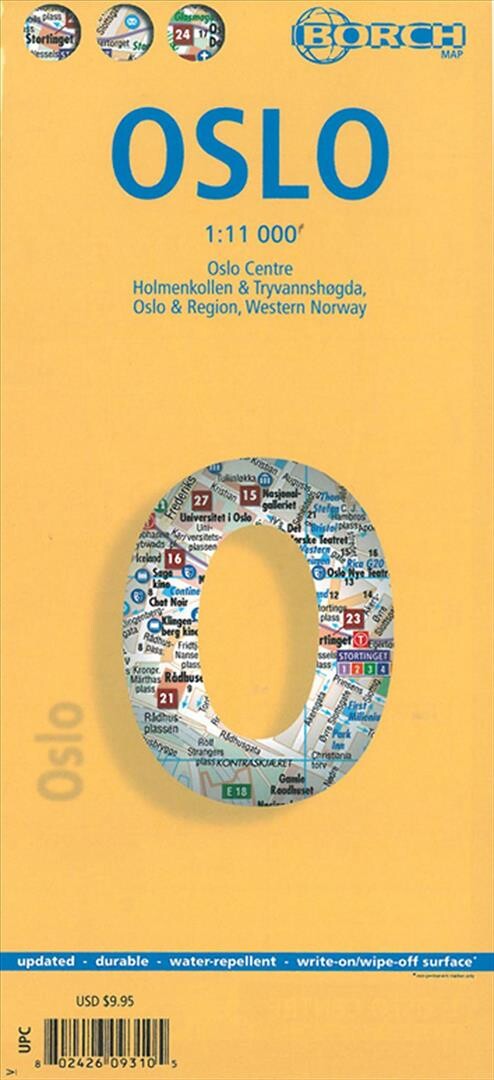 Oslo - Borch Maps - English book