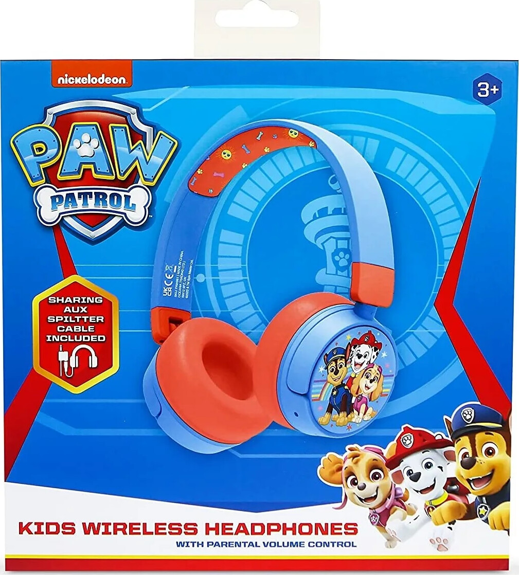 Paw Patrol - Hovedtelefoner Til Børn - Med Voksenkontrol - Otl