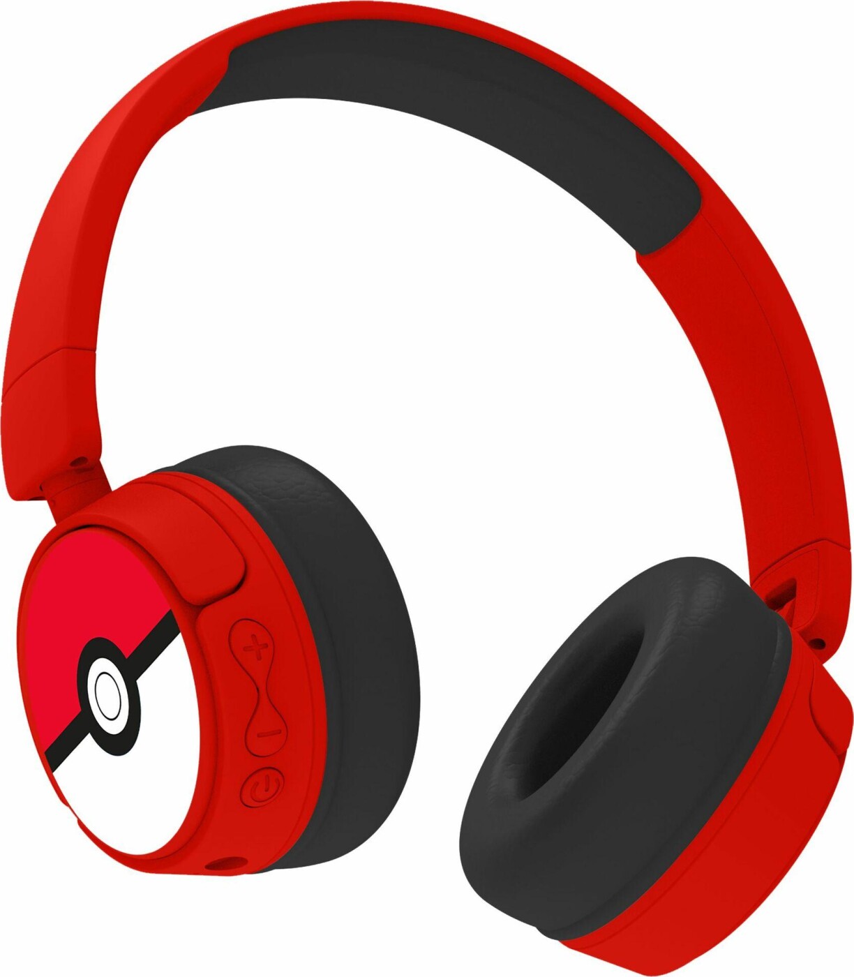 Pokémon - Hovedtelefoner Til Børn - Med Voksenkontrol - Otl - Rød Sort