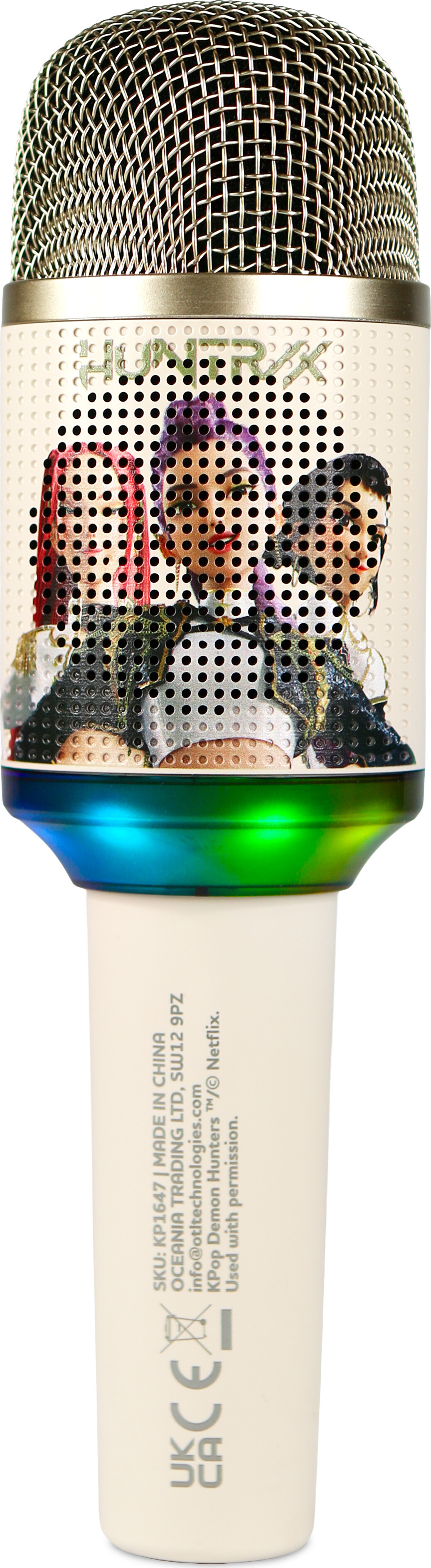 Otl - Led Light Up Kareoke Microhpne - Kpdh Golden - Otl Technologies