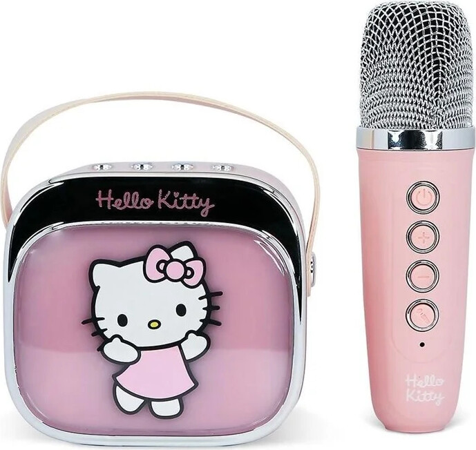 Otl - Light Up Wireless Karaoke Speaker W/ Microphone - Hello Kitty - Otl Technologies