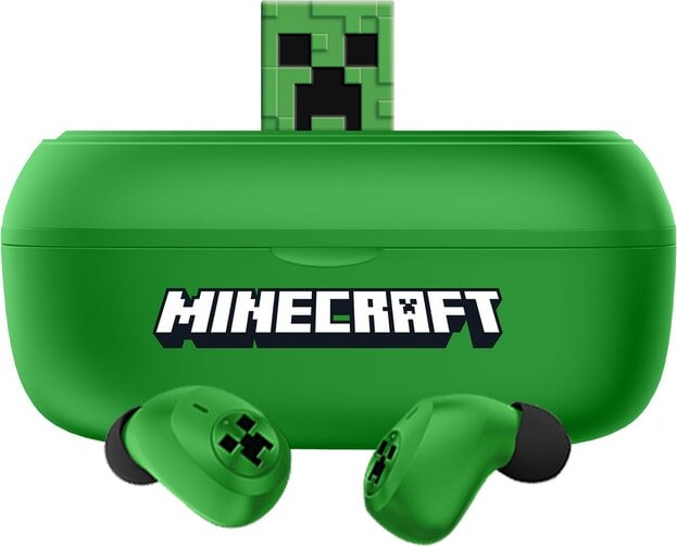 Otl - Minecraft Earbuds Høretelefoner Til Børn - Grøn