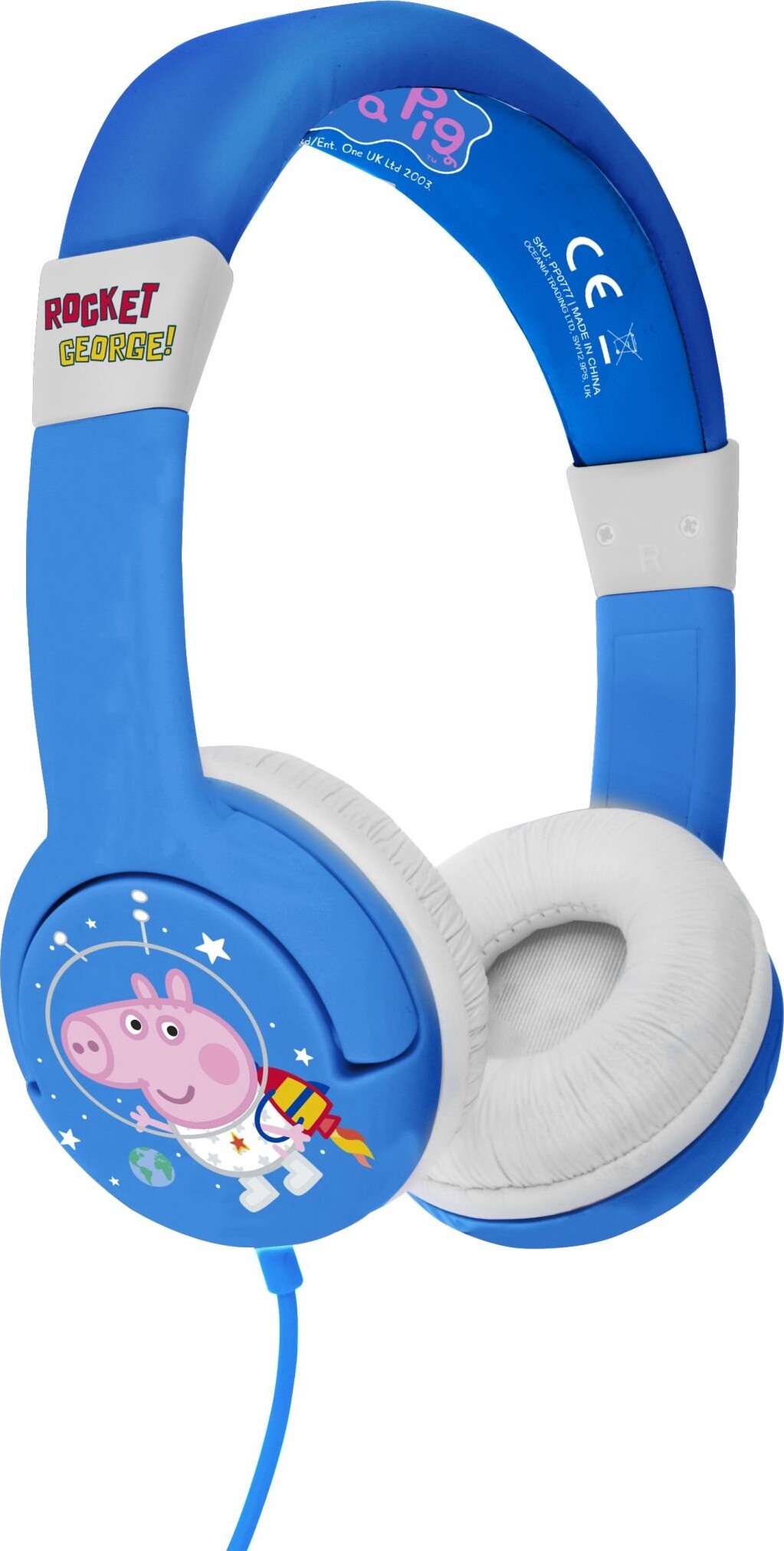 Gurli Gris - Hovedtelefoner Til Børn - Rocket George - Blå