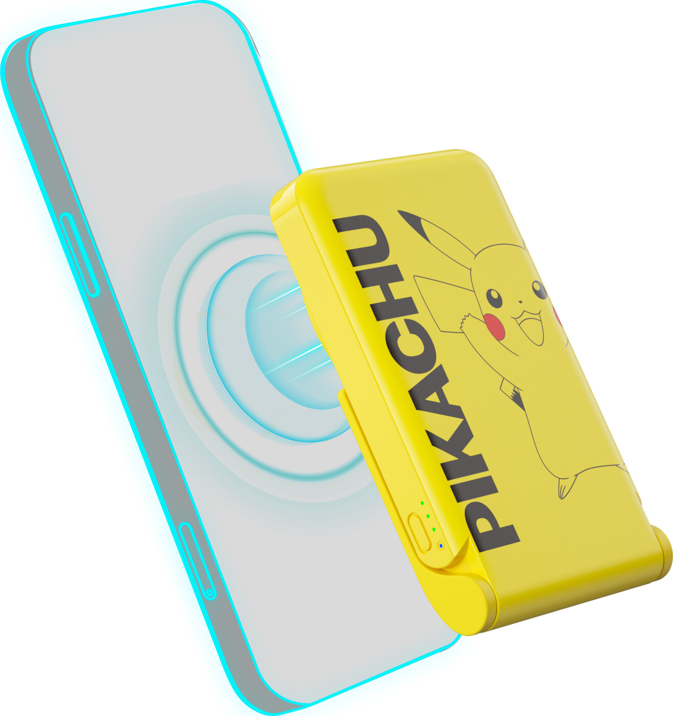 Otl - Pokemon Pikachu Wireless Magnetic Power Bank