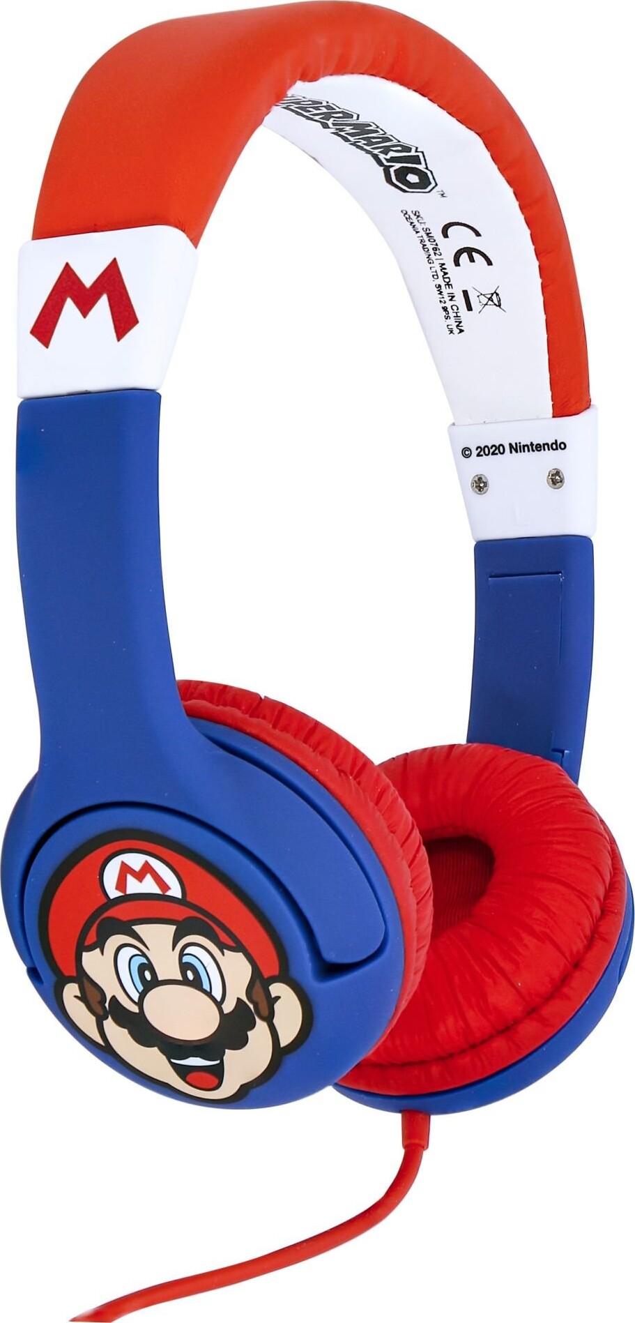 Billede af Super Mario - Headset Til Børn - Rød Blå