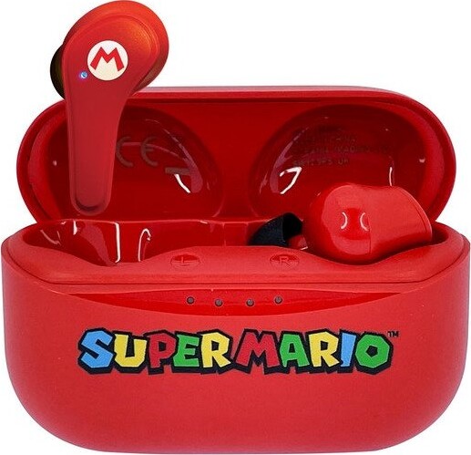 Billede af Super Mario - Earbuds - Rød - Otl