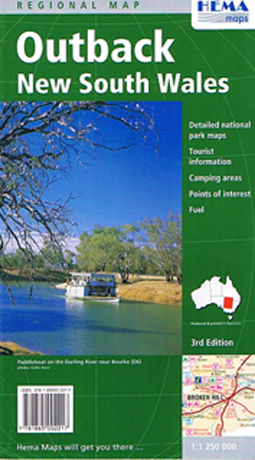 Billede af Outback New South Wales - Hema Maps - English Book