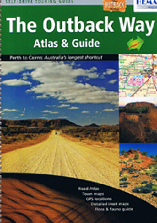 Billede af The Outback Way Australia - Atlas & Guide - Hema Maps - English Book