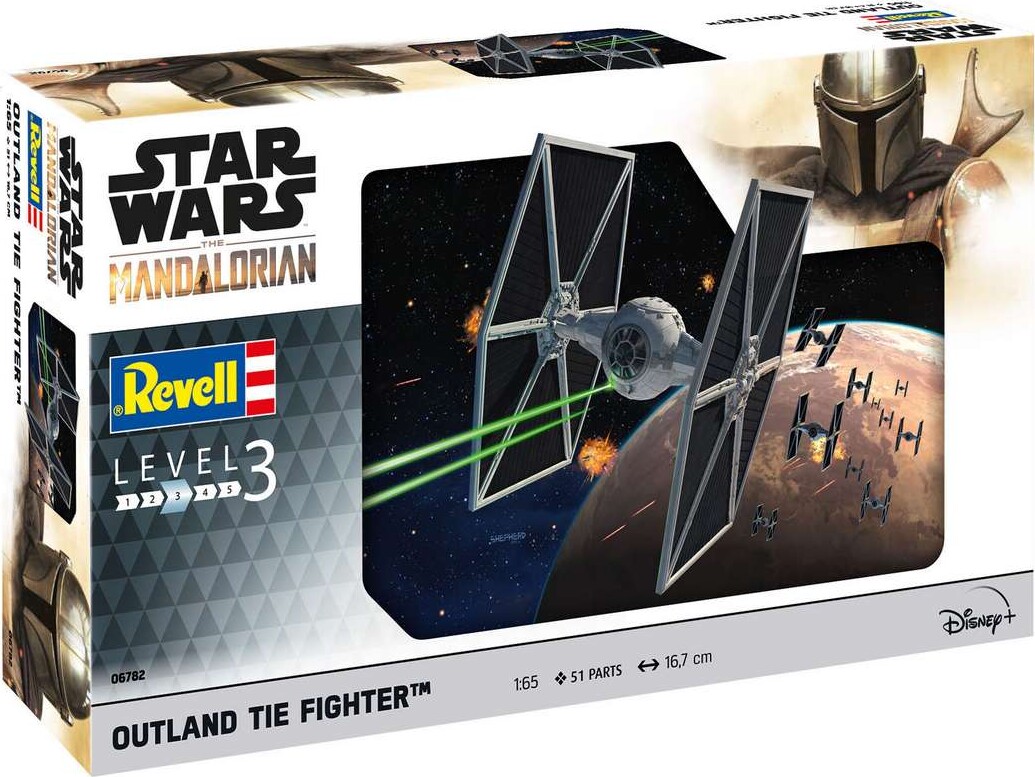 Revell - Star Wars - Outland Tie Fighter - 1:65 - Level 3 - 06782