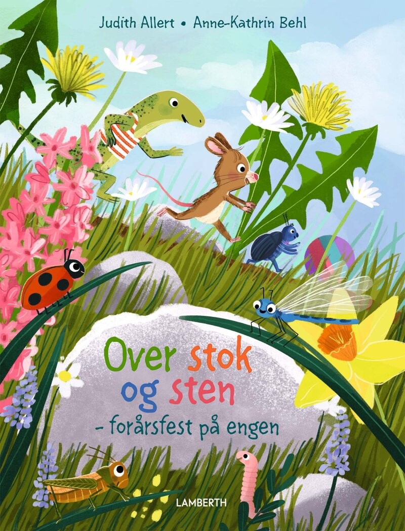 Billede af Over Stok Og Sten - Forårsfest På Engen - Judith Allert - Bog