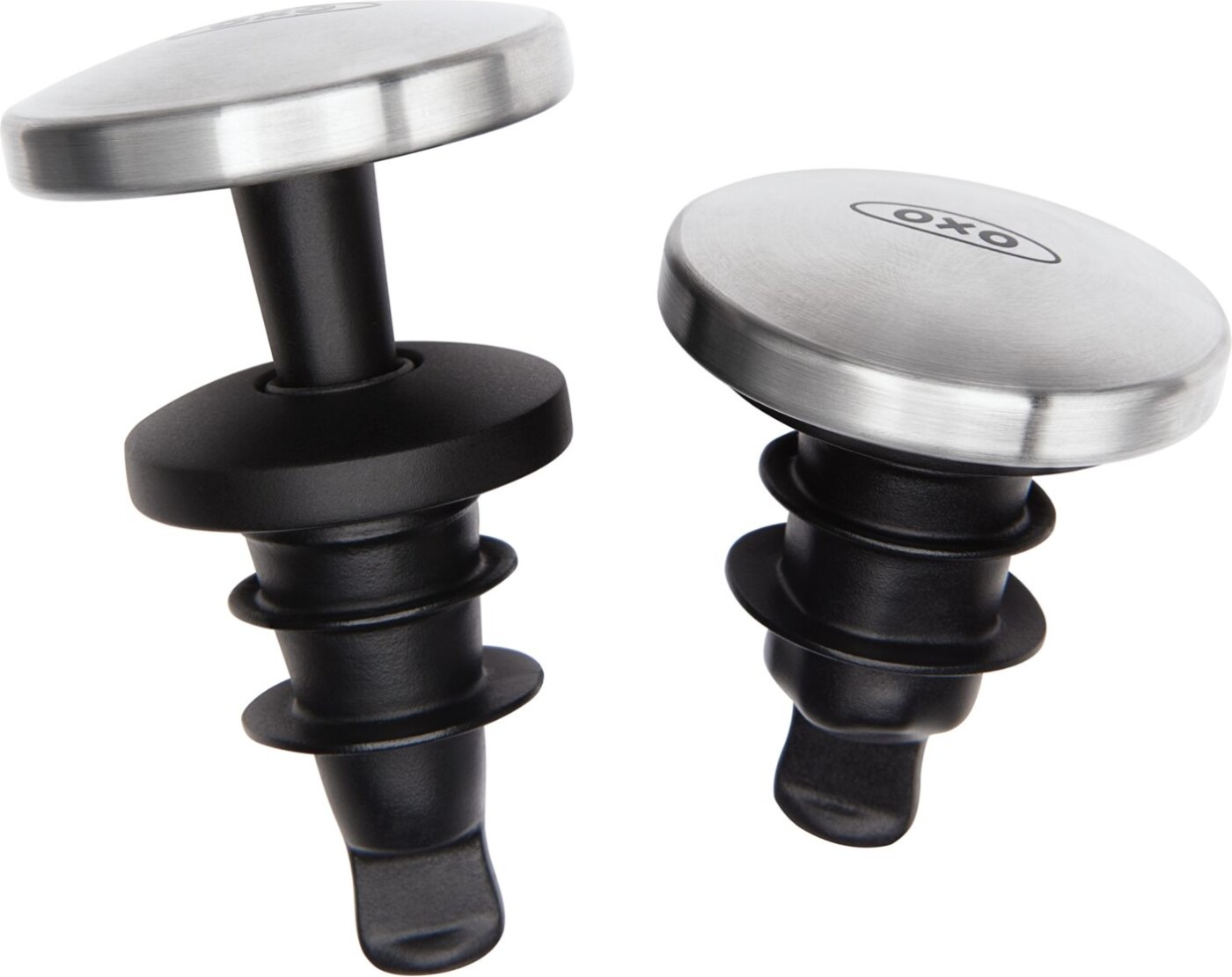 Oxo - Steel Expanding Wine Stopper, 2-pack (3113600)