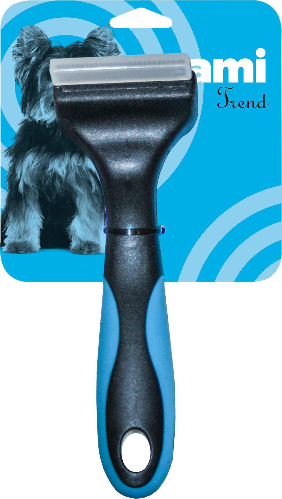 Ozami - Furminator Til Små Racer Med Lang Tyk Pels 4,5cm Bred