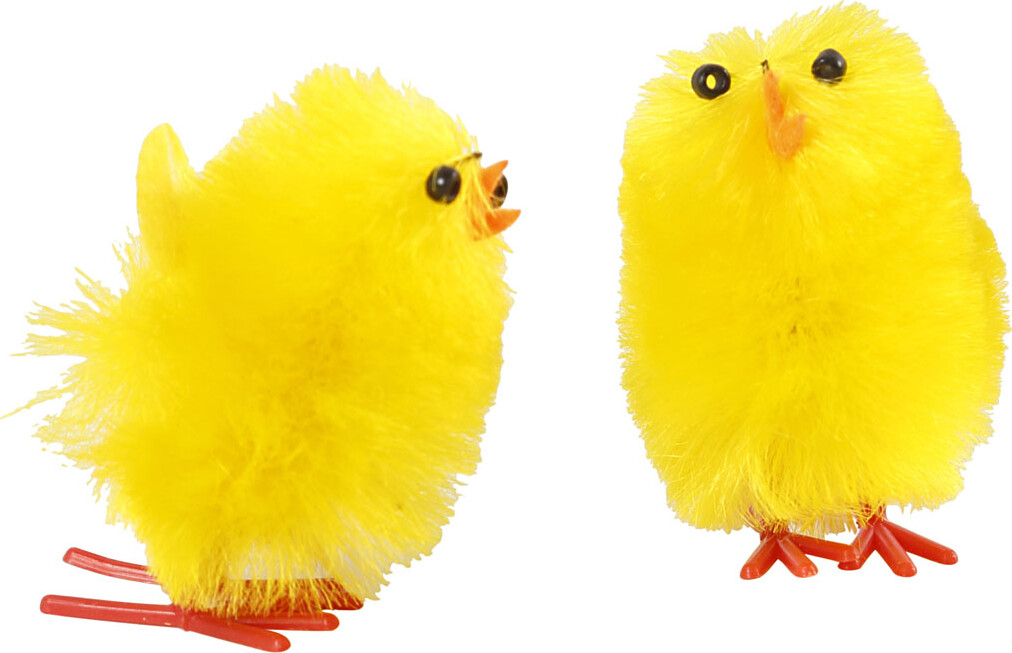 Påskekyllinger - H 30 Mm - Gul - 12 Stk. billede