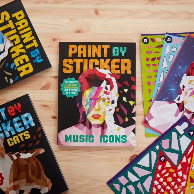 Paint By Stickers Music Icons → Køb billigt her Gucca.dk