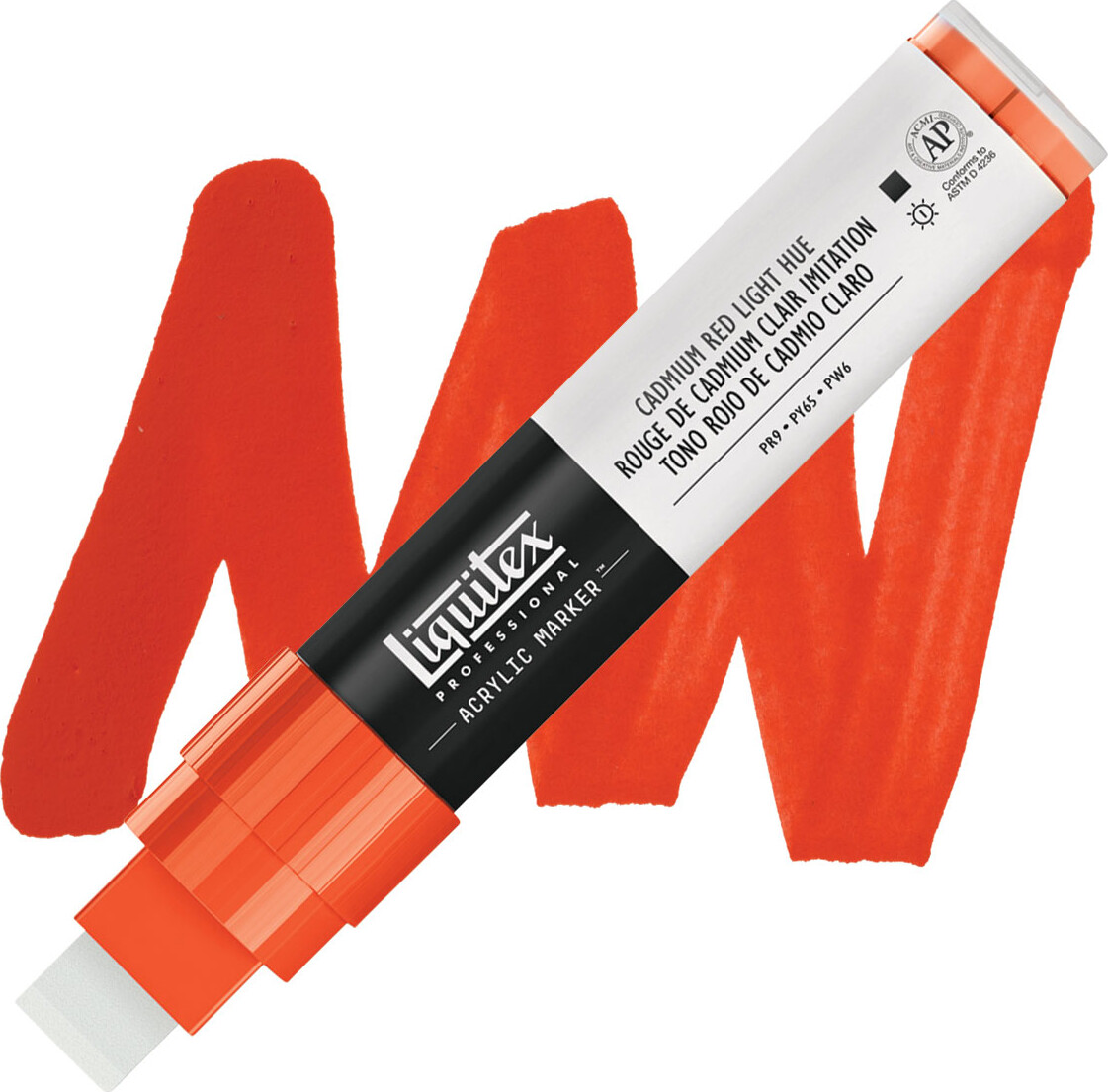 Se Liquitex - Paint Marker Wide Tusch - Cadmium Red Light Hue hos Gucca.dk