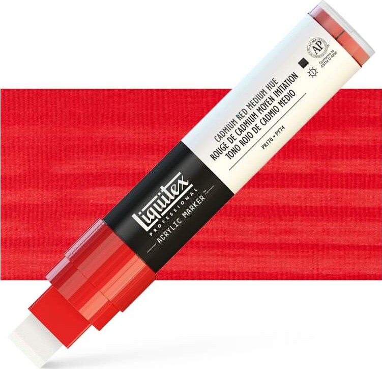 Se Liquitex - Paint Marker Wide Tusch - Cadmium Red Medium Hue hos Gucca.dk
