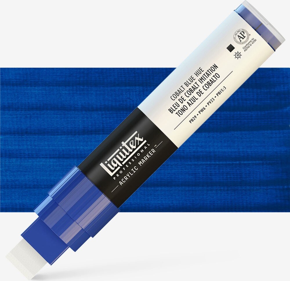 Liquitex - Paint Marker Wide Tusch - Cobalt Blue Hue