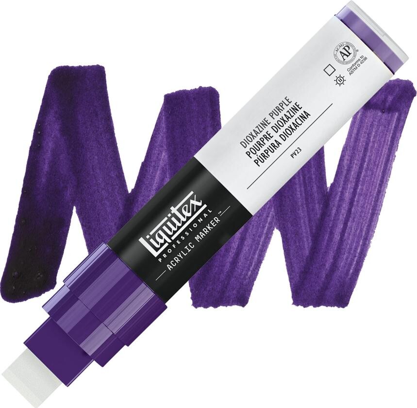Billede af Liquitex - Paint Marker Wide Tusch - Dioxazine Purple
