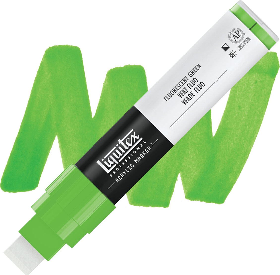 Se Liquitex - Paint Marker Tusch - Fluorescent Green hos Gucca.dk