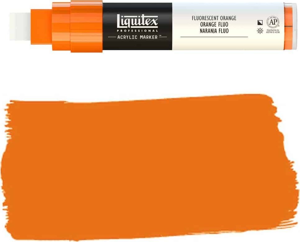 Liquitex - Paint Marker Tusch - Fluorescent Orange | Se Tilbud Og Køb ...