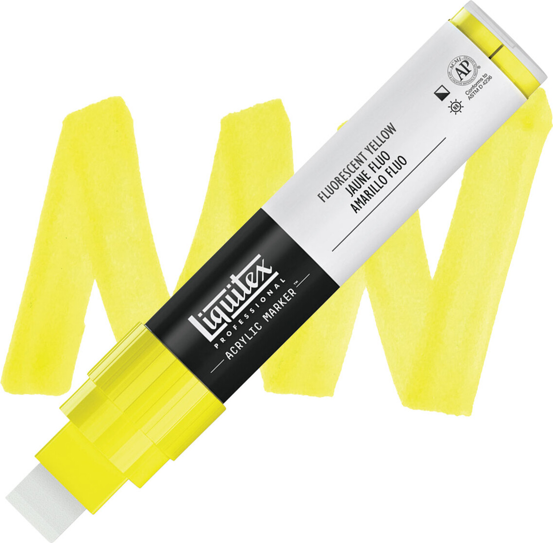 Se Liquitex - Paint Marker Tusch - Fluorescent Yellow hos Gucca.dk