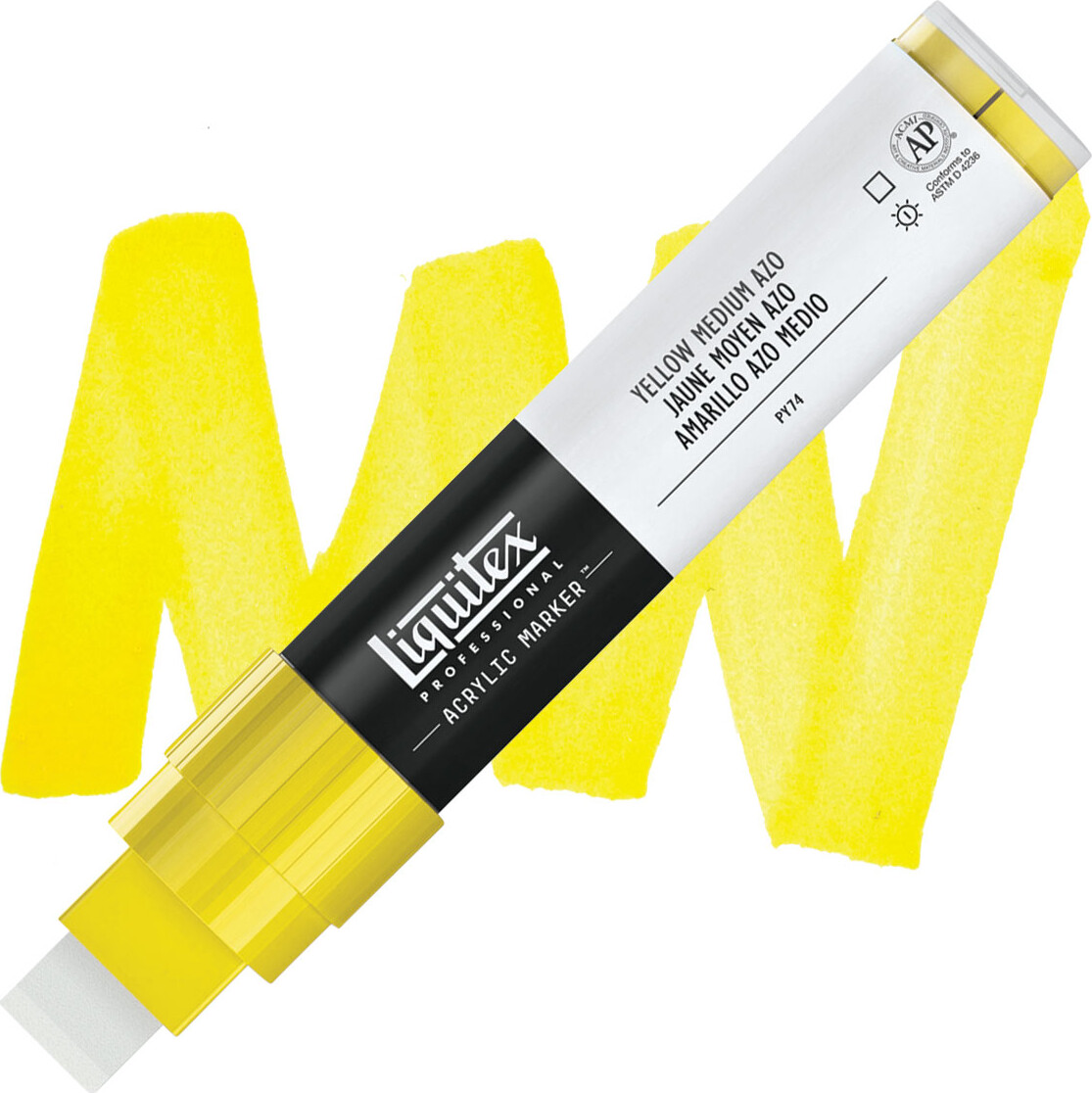 Billede af Liquitex - Paint Marker Wide Tusch - Yellow Medium Azo