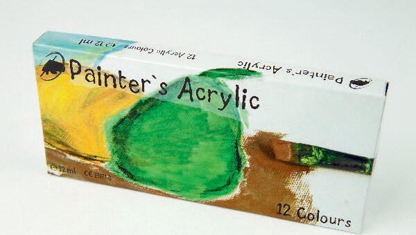 Painters Acrylfarver 12ml 12stk Ass. - A1212