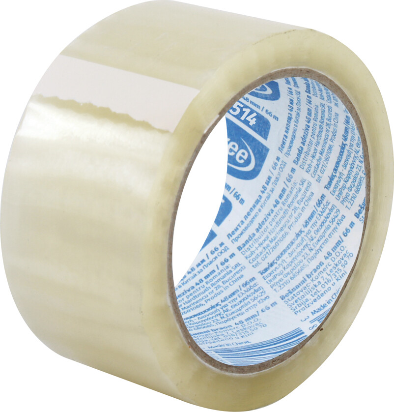 Pakketape - Klar - 48 Mm - 66 M - Spree