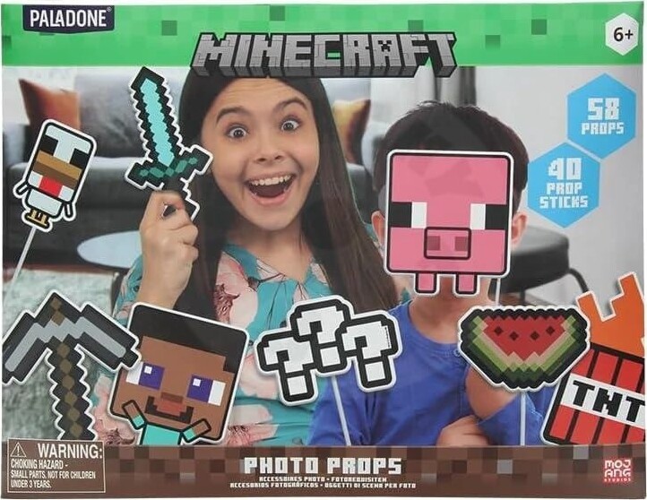 Paladone - Minecraft Photo Props Bumper Pack (58 Pcs)