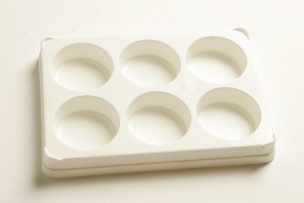 Palette Til Blokfarver, Plast 6 Rum - Artino