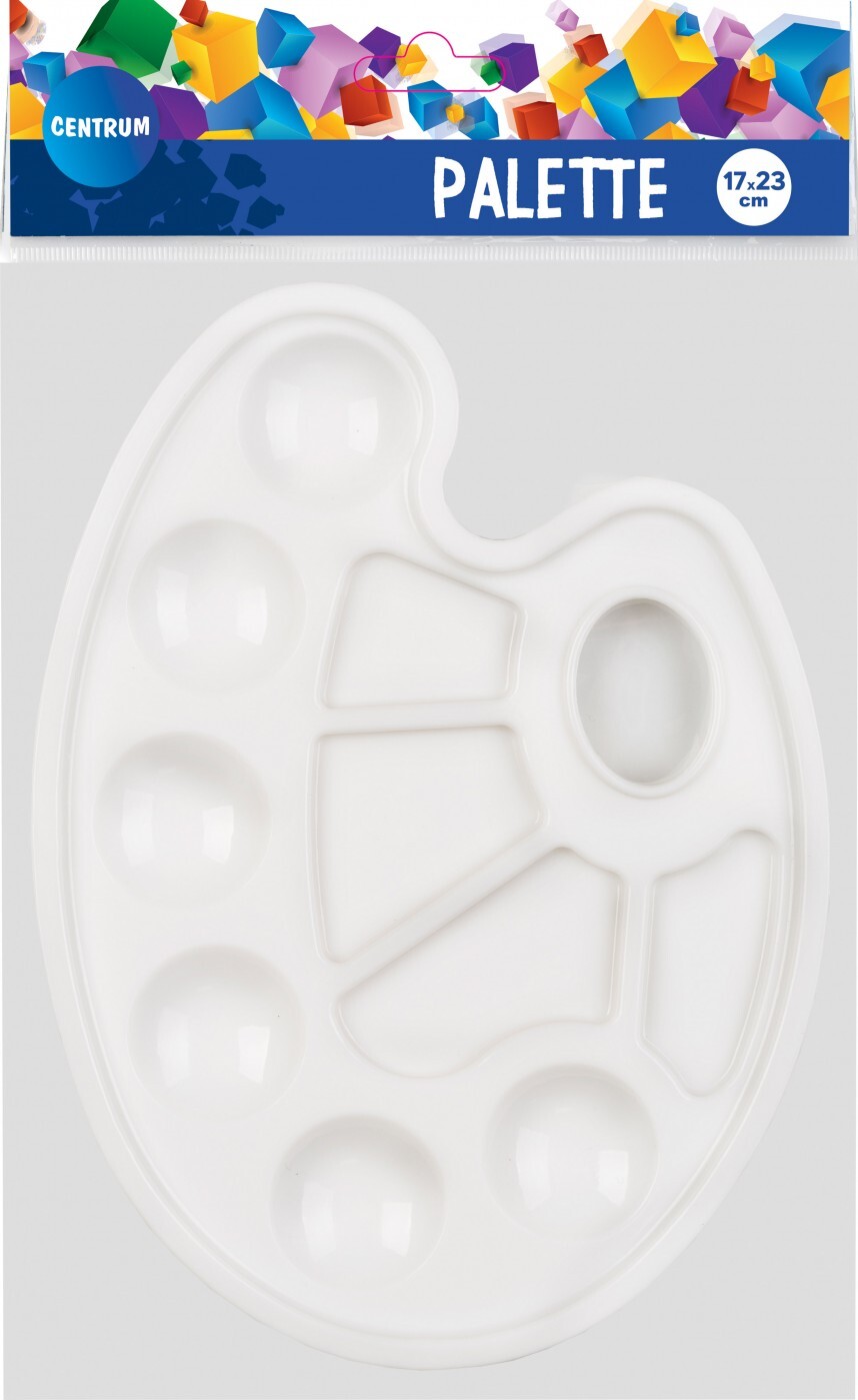Palette Til Maling 22 X 17 Cm - 10 Rum - Centrum
