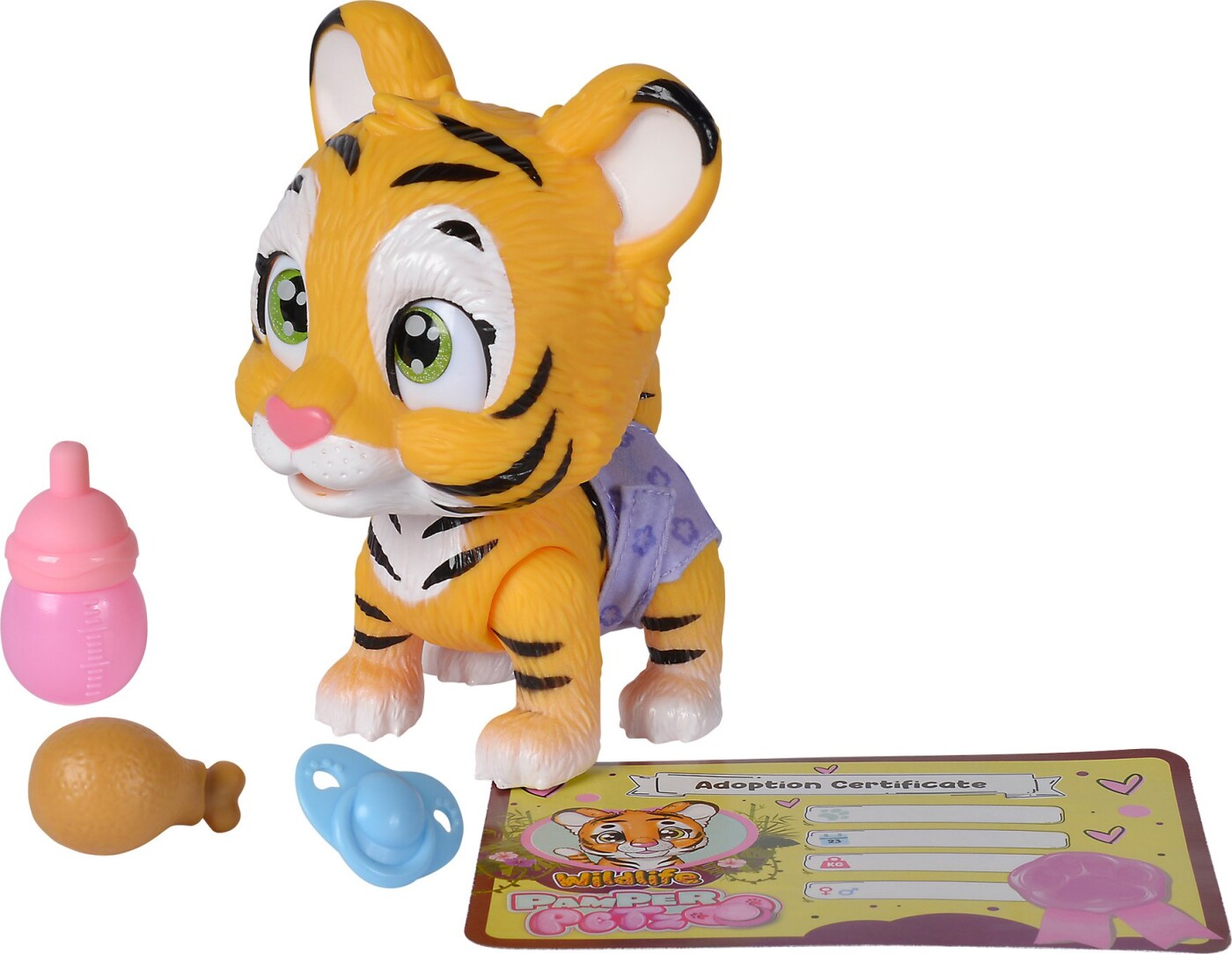 Pamper Petz - Tiger - Interaktivt Kæledyr Legetøj